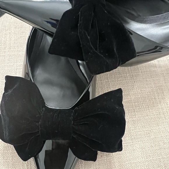 Zara Black Mules with Bow Detail - Picture 5 of 11